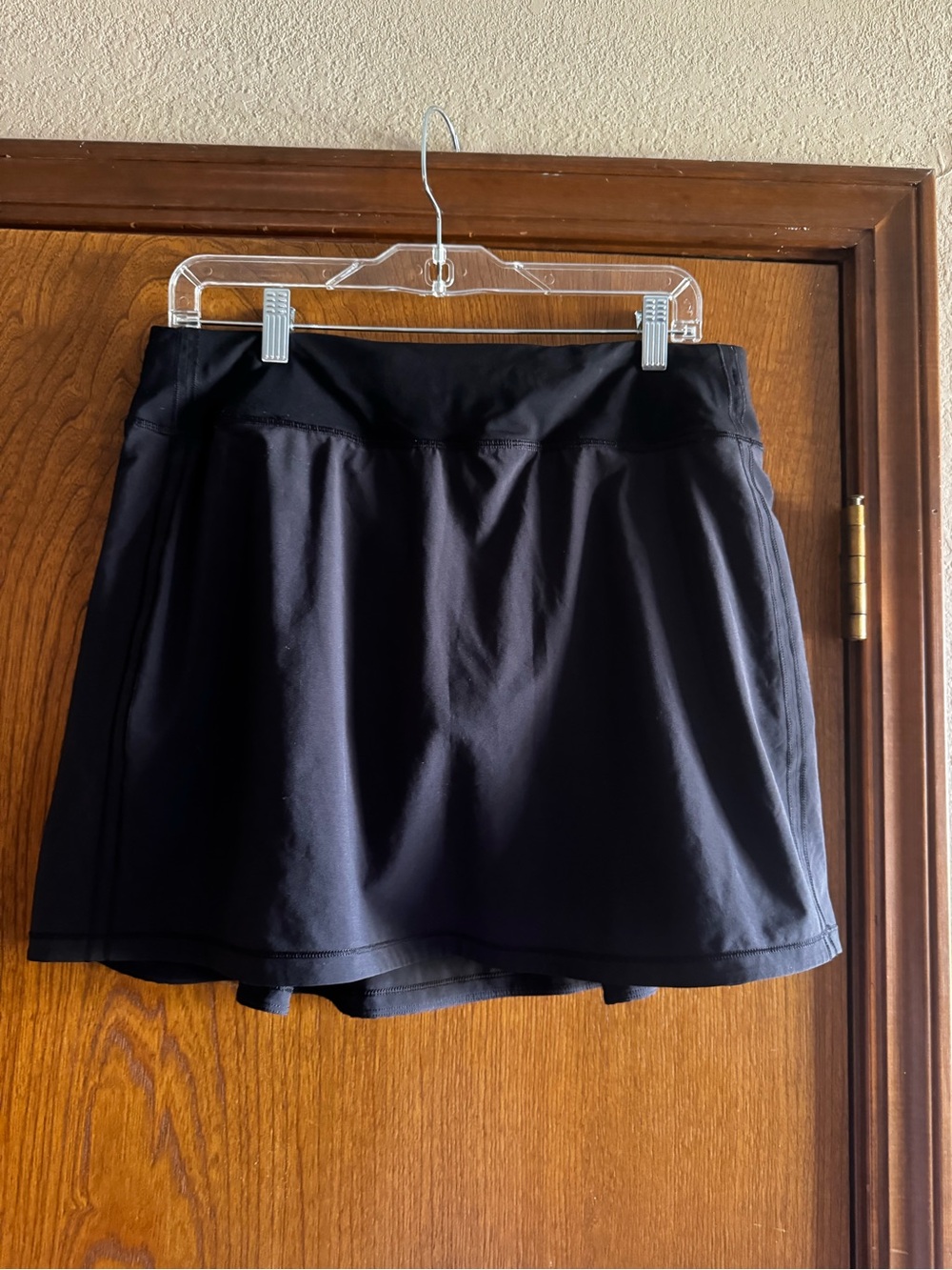 lululemon athletica Black Athletic Tennis Skort with Built-In Shorts